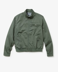 Men's Short Zip Cotton Twill Jacket