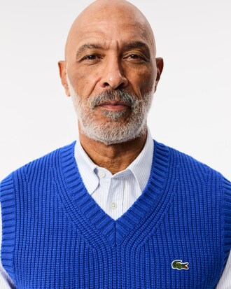 Carded Wool V Neck Sweater Vest