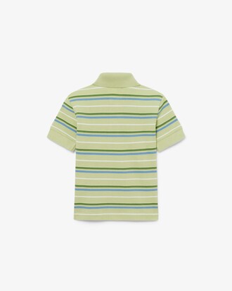 Contrast Stripe Petit Piqu&eacute; Polo Shirt