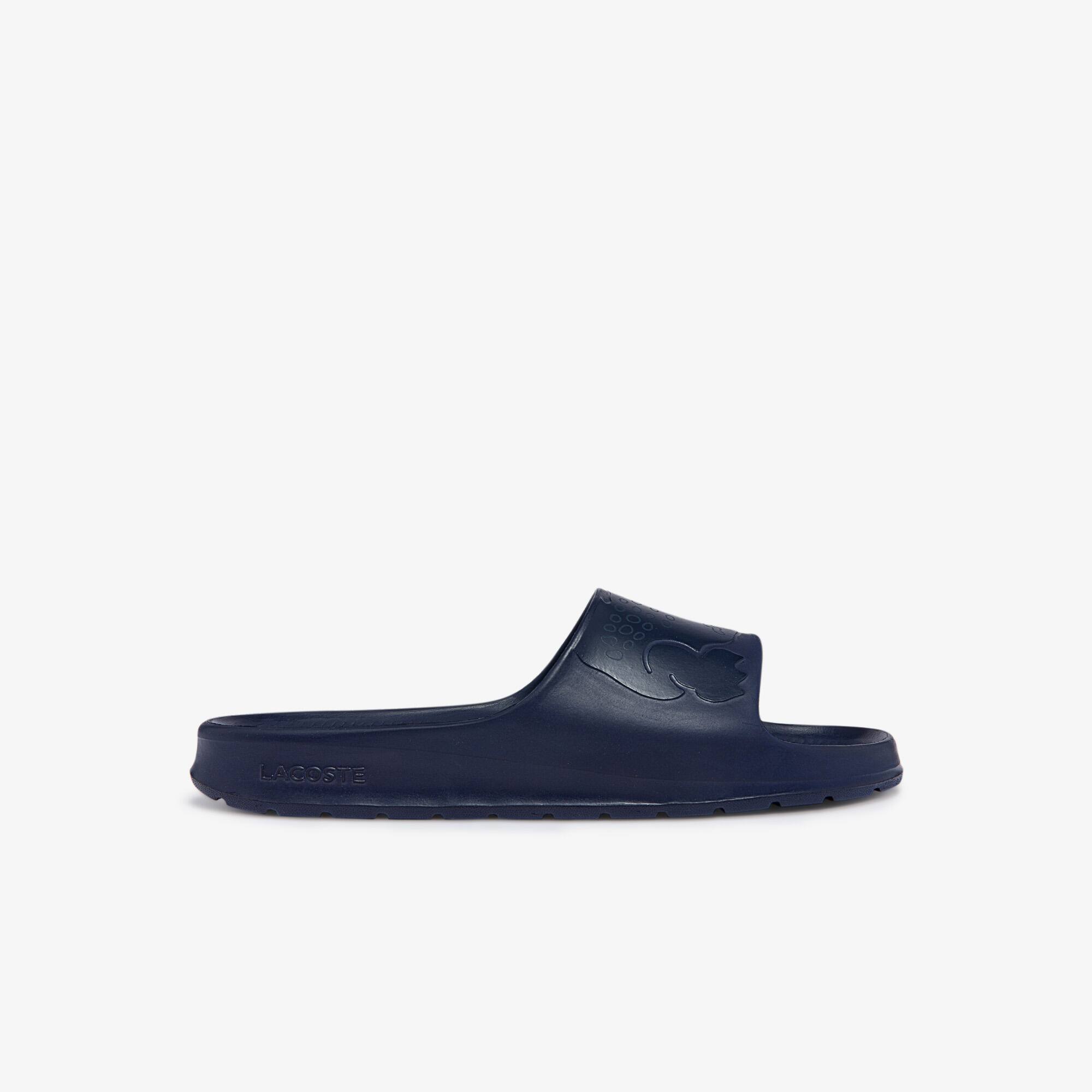 lacoste slides blue