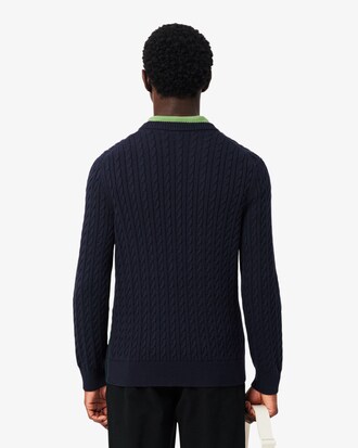 Cable Knit Cotton Sweater