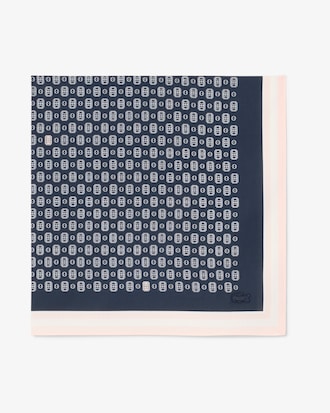 Tennis Print Poplin Scarf