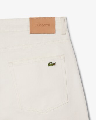 Straight Fit Denim Bermuda Shorts