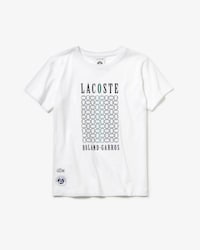 Boys' Lacoste SPORT French Open Edition Crew Neck Cotton T-shirt