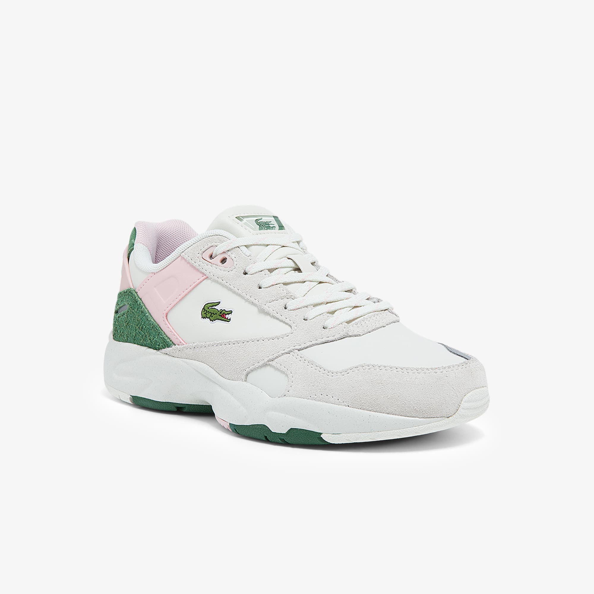 Women's Storm 96 Lo Synthetic, Suede and Leather Trainers | LACOSTE