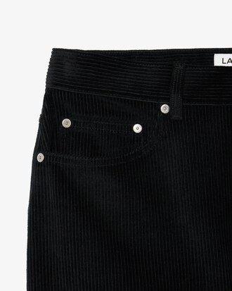 5 Pocket Straight Fit Velour Pants