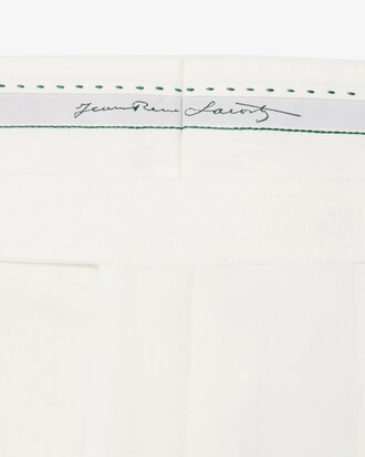 Runway Pleated Wool Bermuda Shorts