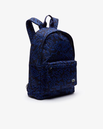 Men's Keith Haring Print Canvas Backpack