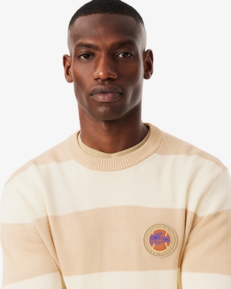 Striped Cotton Jersey Sweater