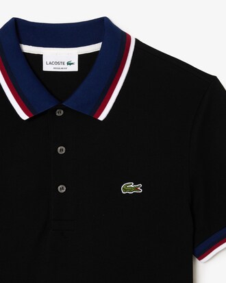 Regular Fit Stretch Piqué Polo Shirt
