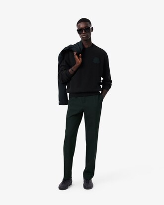 Regular Fit Tailored Wool Blend Pants