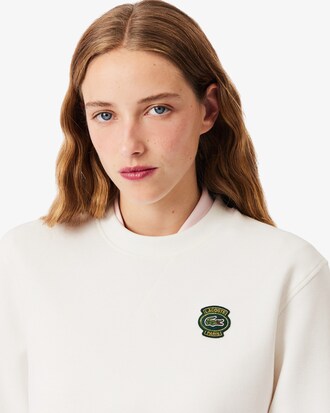 Crew Neck Badge Sweatshirt