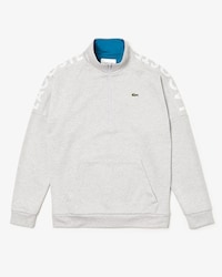 Men's Lacoste SPORT Zip Stand-Up Neck Cotton Sweatshirt