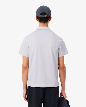 Paris Classic Fit Open Neck Embroidered Polo Shirt