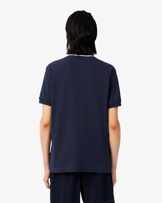 Classic Fit Graphic Petit Piqu&eacute; Polo Shirt