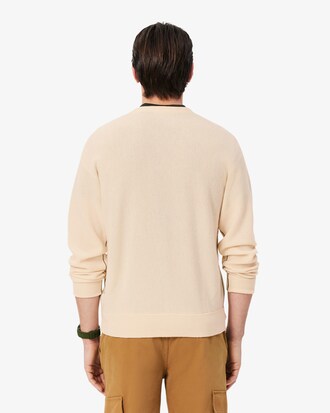 Relaxed Fit Carded Wool Cardigan