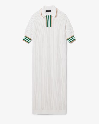 Runway Polo Collar Knit Dress