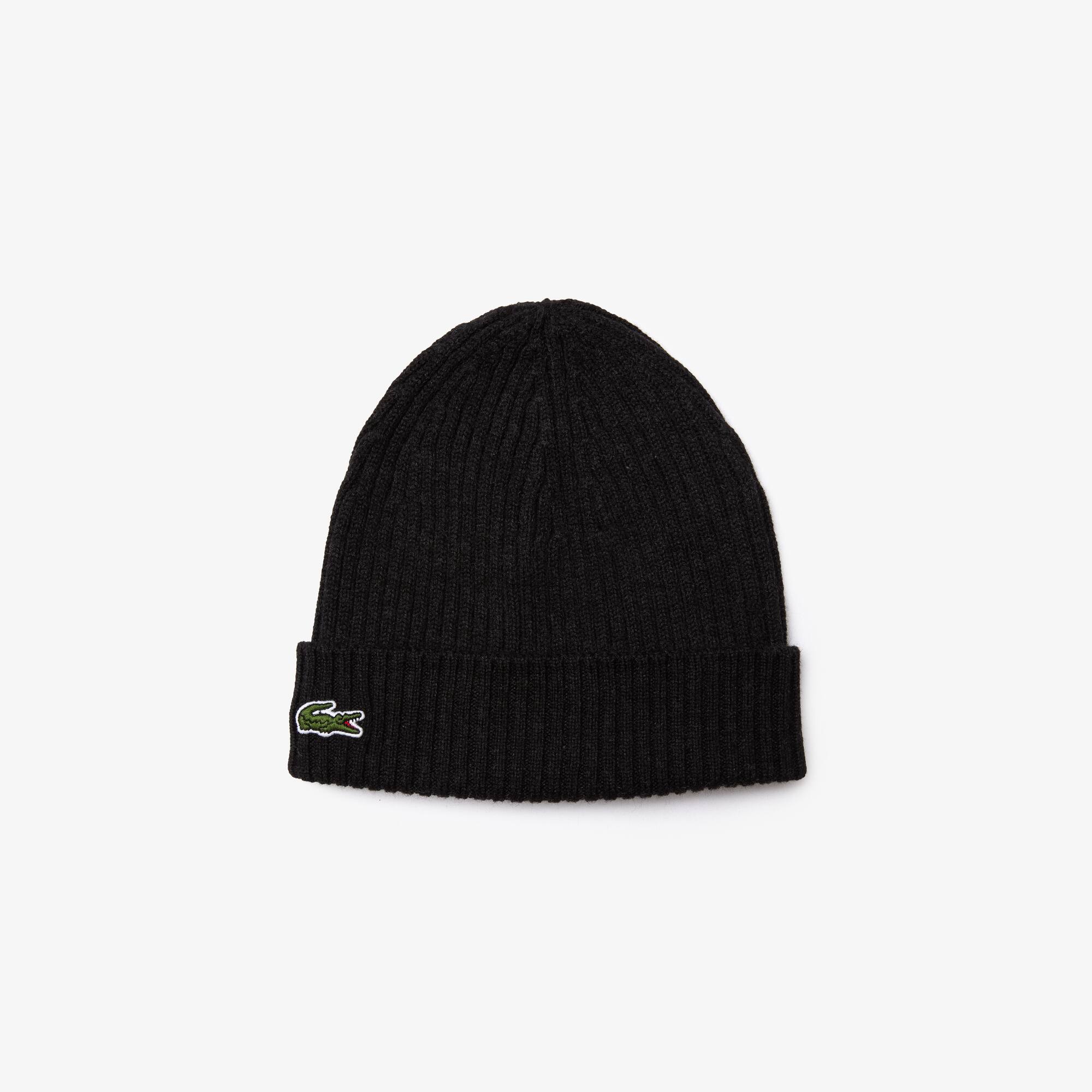 lacoste beanie grey