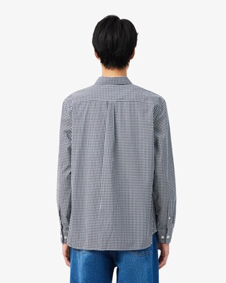 Regular Fit Lightweight Poplin Plaid Shirt