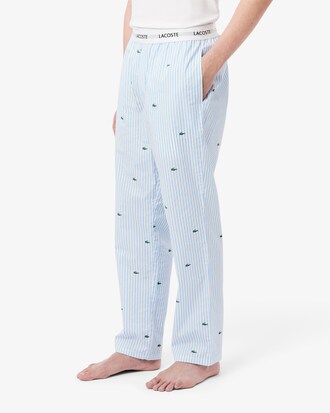 Printed Striped Cotton Pyjama Bottoms