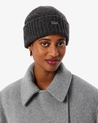 3D Rib Knit Wool Beanie