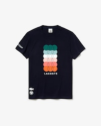 Men's Lacoste SPORT French Open Edition Coloured Print T-shirt