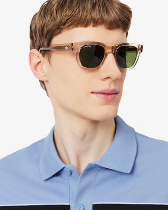 Regular Fit Colour-Block Piqu&eacute; Polo Shirt