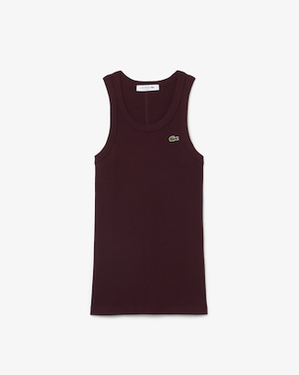 Slim Fit Ribbed Cotton Tank Top