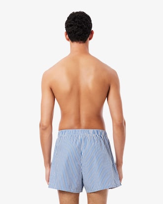 3-Pack Striped Cotton Poplin Boxers