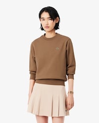 Relaxed Fit Fleece Crew Neck Sweatshirt