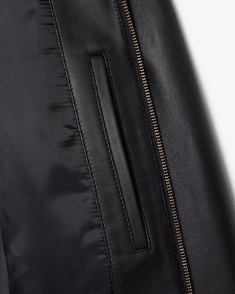 Cropped Leather Jacket