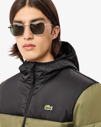 Water-Repellent Quilted Puffed Jacket