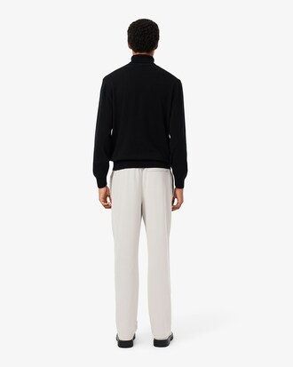 Trim Accent Piqu&eacute; Sweatpants