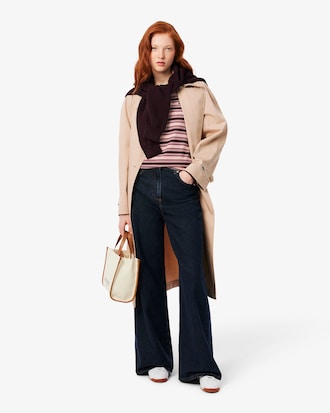 Long Sleeved Striped Jersey T-shirt