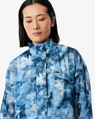 Lightweight Crocodile Print Tennis Jacket