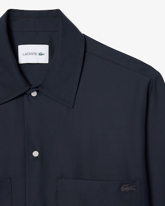 Textured Cotton Overshirt