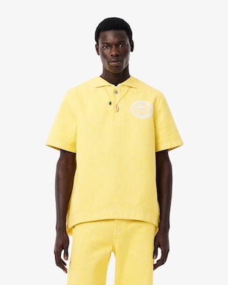 Runway Oversized Denim Polo