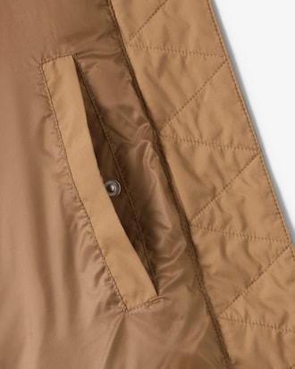 Water-Repellent Hooded Down Jacket