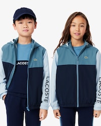 Zip-Up Water-Repellent Hooded Jacket
