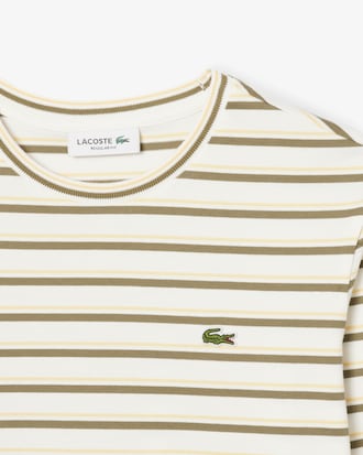 Long Sleeved Striped Jersey T-shirt
