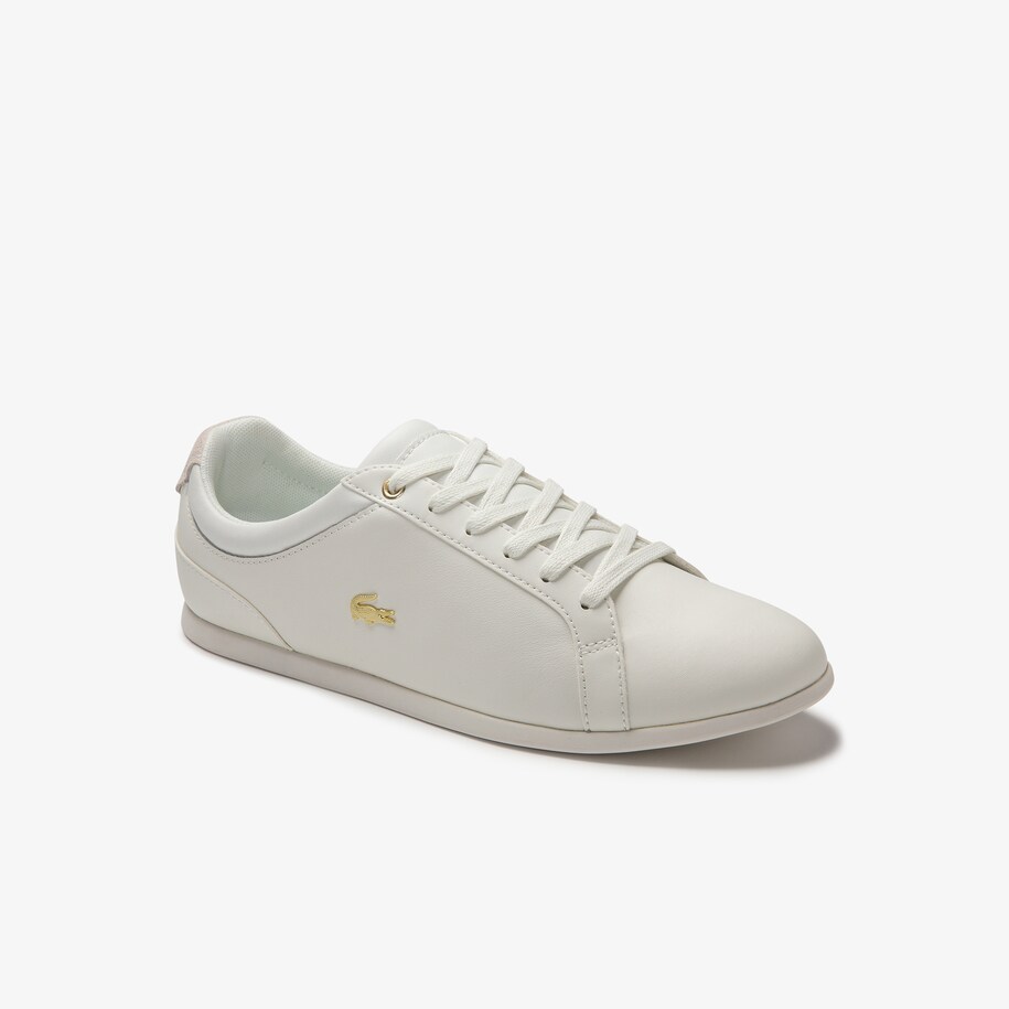 women s rey lace suede trainers lacoste