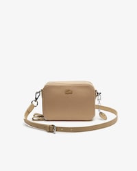 Women's Daily Classic Bi-Material Double Zip Shoulder Bag