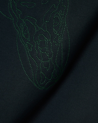 Runway Embroidered Crocodile T-shirt