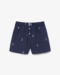 Cotton Poplin Jacquard Boxer Shorts   