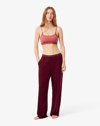 Wide Fit Fleece Loungewear Pants