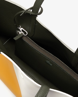 Women's Anna Reversible Colourblock Coated Canvas Tote Bag