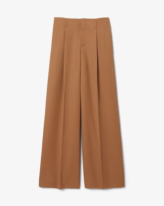 Runway Wide Fit Tailored Wool Pants