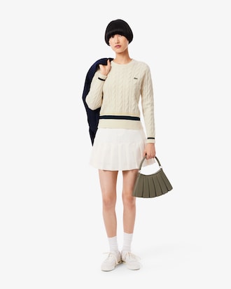 Cable Knit Wool Sweater