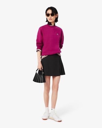 Relaxed Fit Fleece Crew Neck Sweatshirt