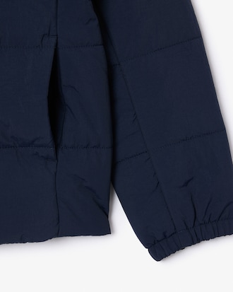 Hooded Taffeta Puffed Jacket